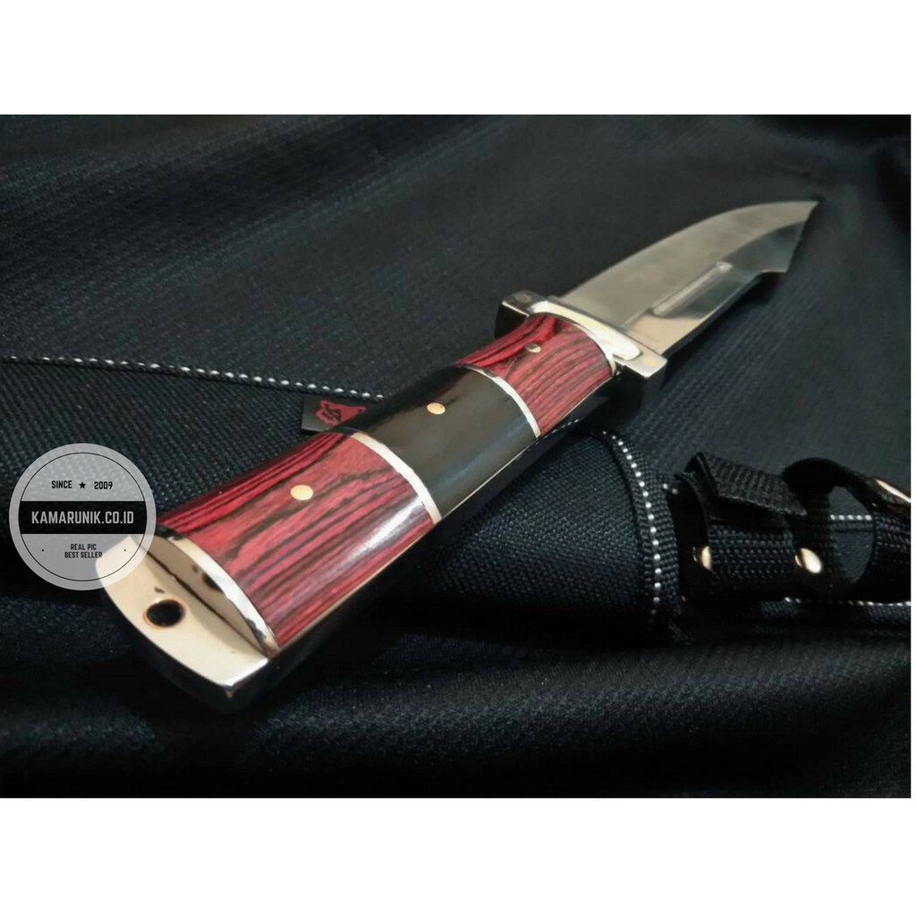 Best Item PISAU COLUMBIA S4ANGKUR SABER A16 HUNTING BERBURU FIXED KNIFE SURVIVAL