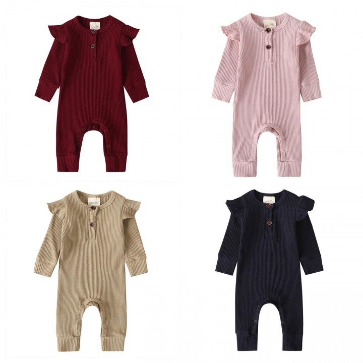IMPORT TS - Jumper Bayi Polos Ruffle
