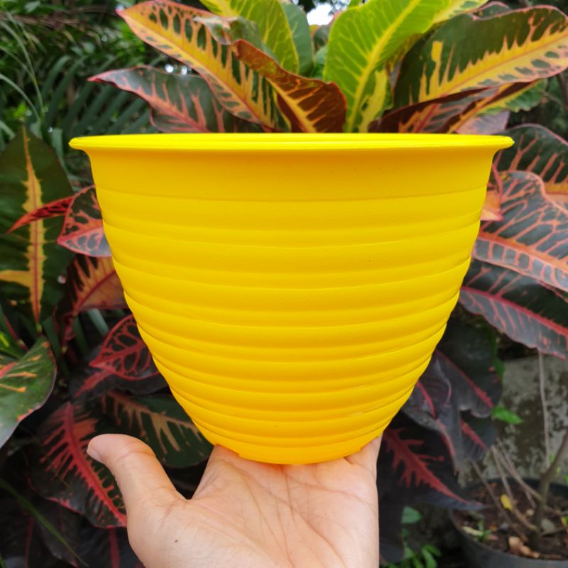 SUPER TAWON ST18 : pot model tawon 18cm putih dan warna warni bagus murah