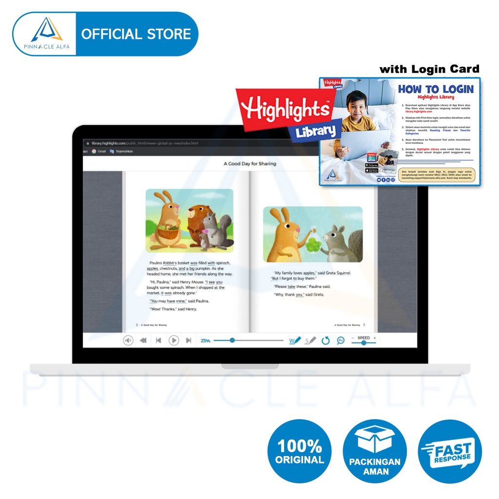 Jual Highlights Library 6 Months (with Login Card) Shopee Indonesia