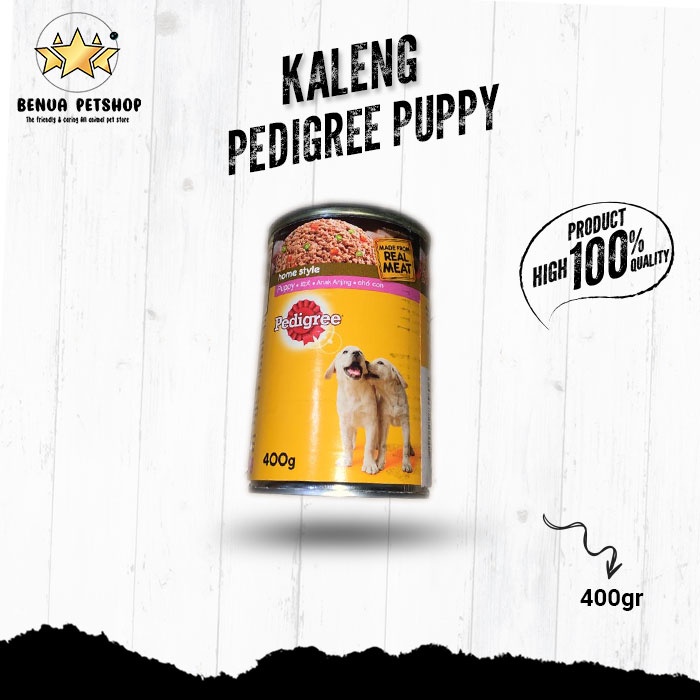 Makanan Anjing basah Pedigree PUPPY kaleng 400gr