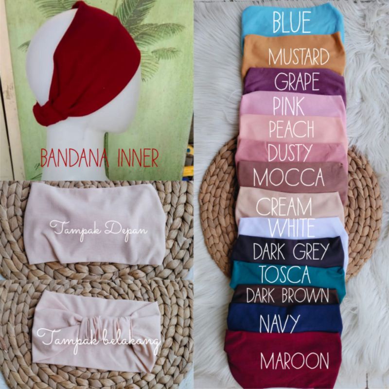 BANDANA INNER PREMIUM/BANDANA INNER HIJAB/INNER HIJAB/BANDANA INNER MURAH/BANDANA INNER KAOS