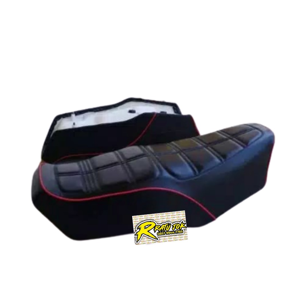 JOK RX KING TAHU LIS MERAH-jok rx king model tahu-jok rx king kotak-jok king tahu