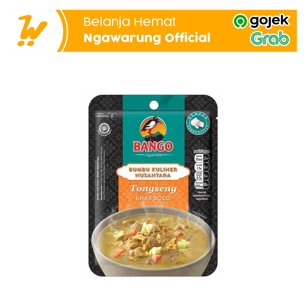 

Bango Bumbu Tongseng Khas Solo Pck 50G