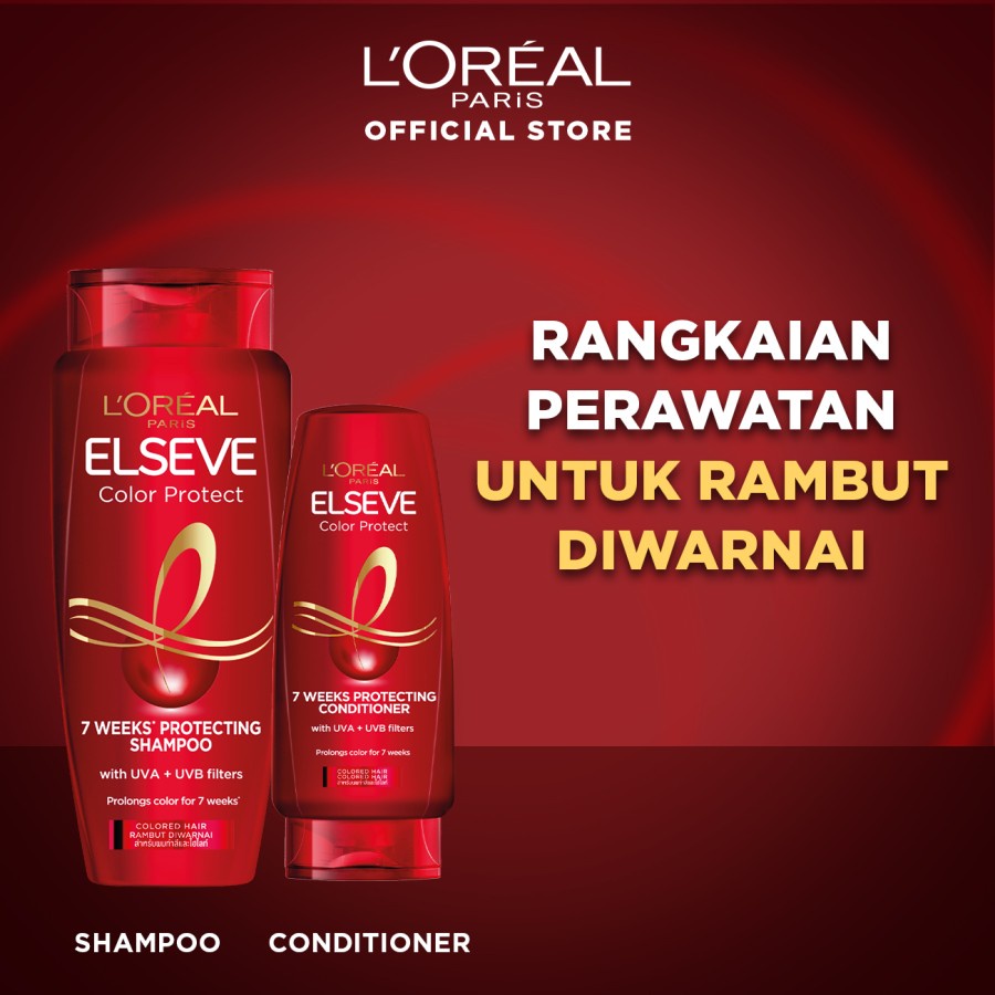 ★ BB ★ L'Oreal Paris Color Protecting Shampoo 155ml - 280ml | Hair Care Perawatan Rambut Berwarna Loreal