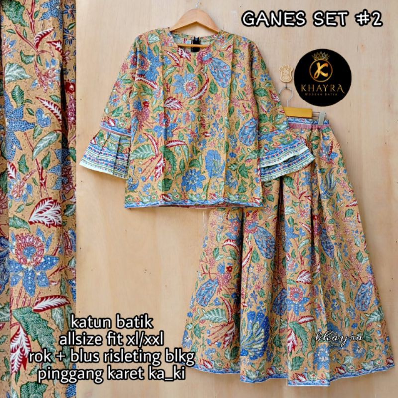 Agen Setelan Batik Murah Solo Ganes Set 4 Batik Tuman Solo OyM7kpIg0YA0z