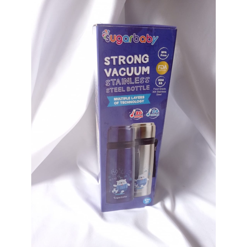 SUGARBABY | BOTOL TERMOS MINUM BAYI BABY ANAK STAINLESS STEEL BPA FREE STRONG VACUUM MAROON LIMITED EDITION