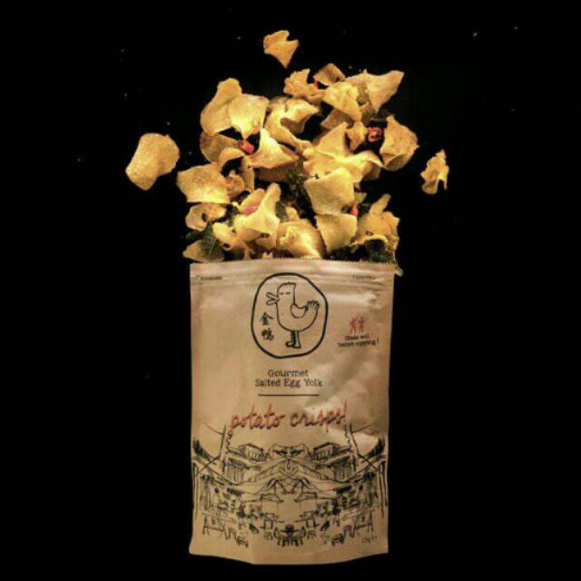 

Ready!!! Gourmet Salted Egg Yolk Potato Chips