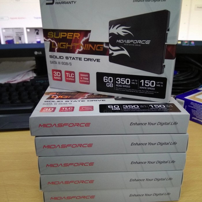SSD MIDASFORCE SUPER LIGHTNING SATA 3 60GB