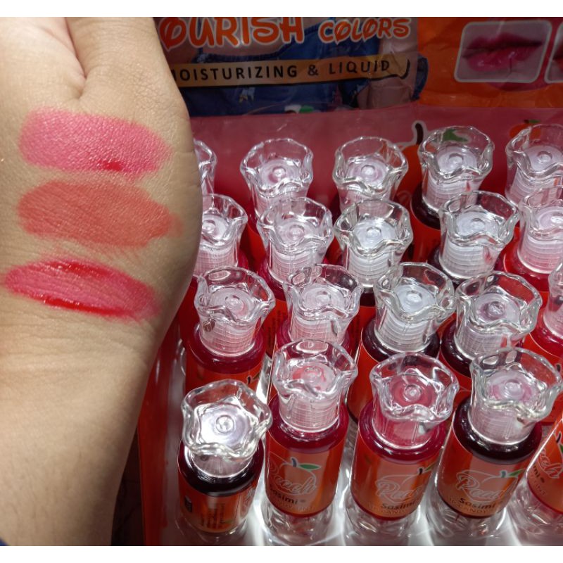 [ PERBOX ] LIP TINT SASIMI PEACH 24PCS NO.S-1979