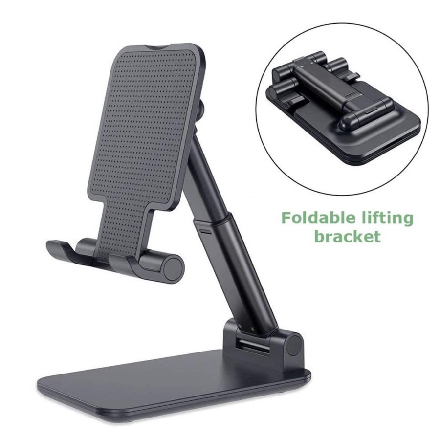 FOLDING DESKTOP PHONE STAND HD-23 HD-29 / PHONE HOLDER STAND HP DI MEJA