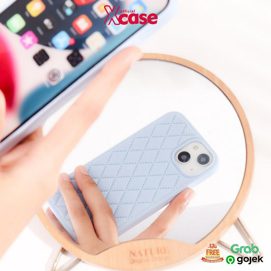 Silicone Rhombic Full Cover for iPhone 13 Pro Max / 14 Pro Max