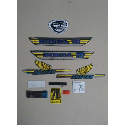 stiker set body honda c70 Motor Custom