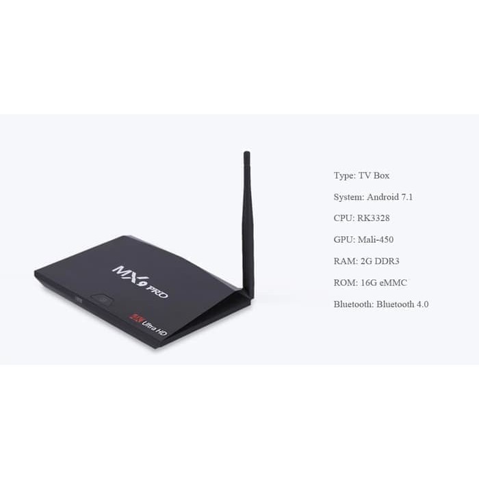 Android Tv Box MX9 Pro TV Box RAM 4G ROM 32G OS Android Nougat 7.1