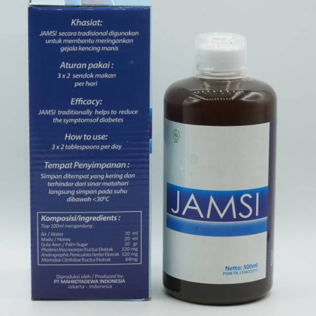 JAMSI 500Ml Jamu Diabetes Kencing Manis - Original 500 Ml