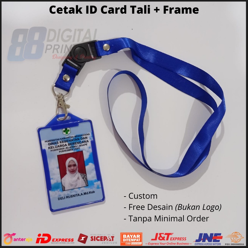 

Promo Cetak ID Karyawan Custom (ID Anggota + Holder + Tali)