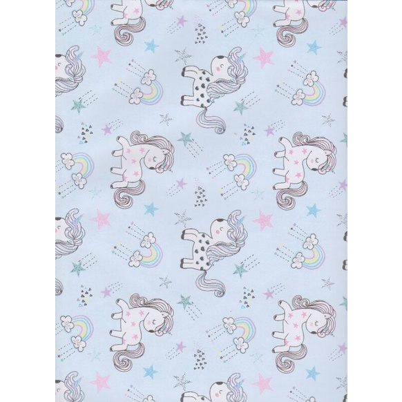 

Kertas Kado Sansan Wawa SW 5830 "kids/unicorn/pony