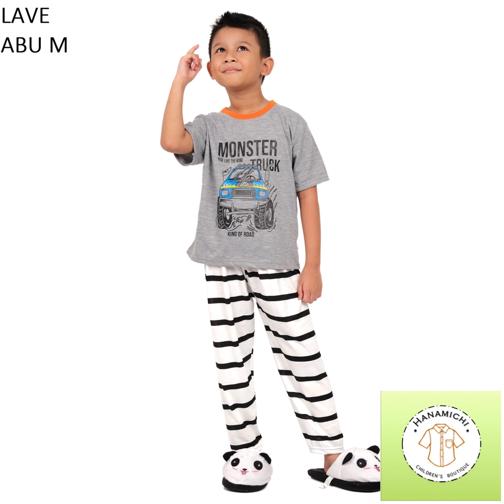 Hanamichi LAVE.CP Setelan Baju Tidur Anak Lengan Pendek