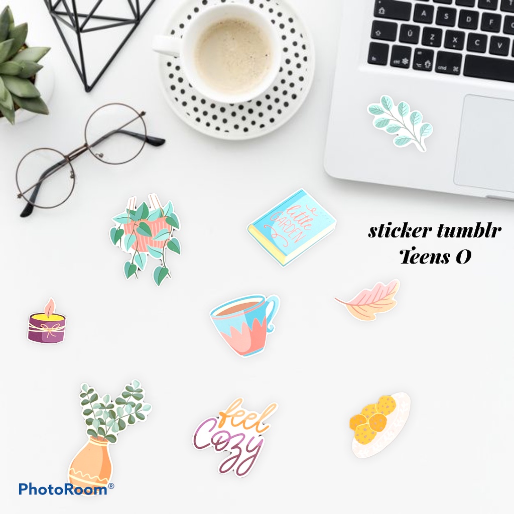 Sticker Pack Tumblr Teens Aesthetic Waterproof Hiasan Laptop Botol Tumbler Case Hp DIY Stiker Notebook Laptop