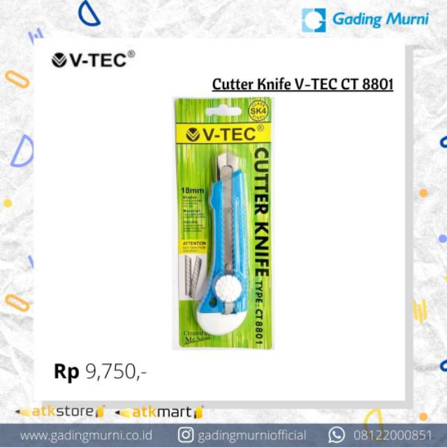 

CUTTTER KNIFE VTEC CT 8801