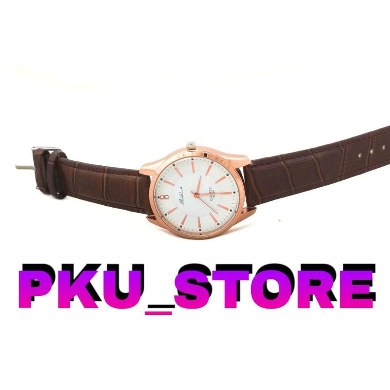 JAM TANGAN WANITA STRAP KULIT RLD ORIGINAL