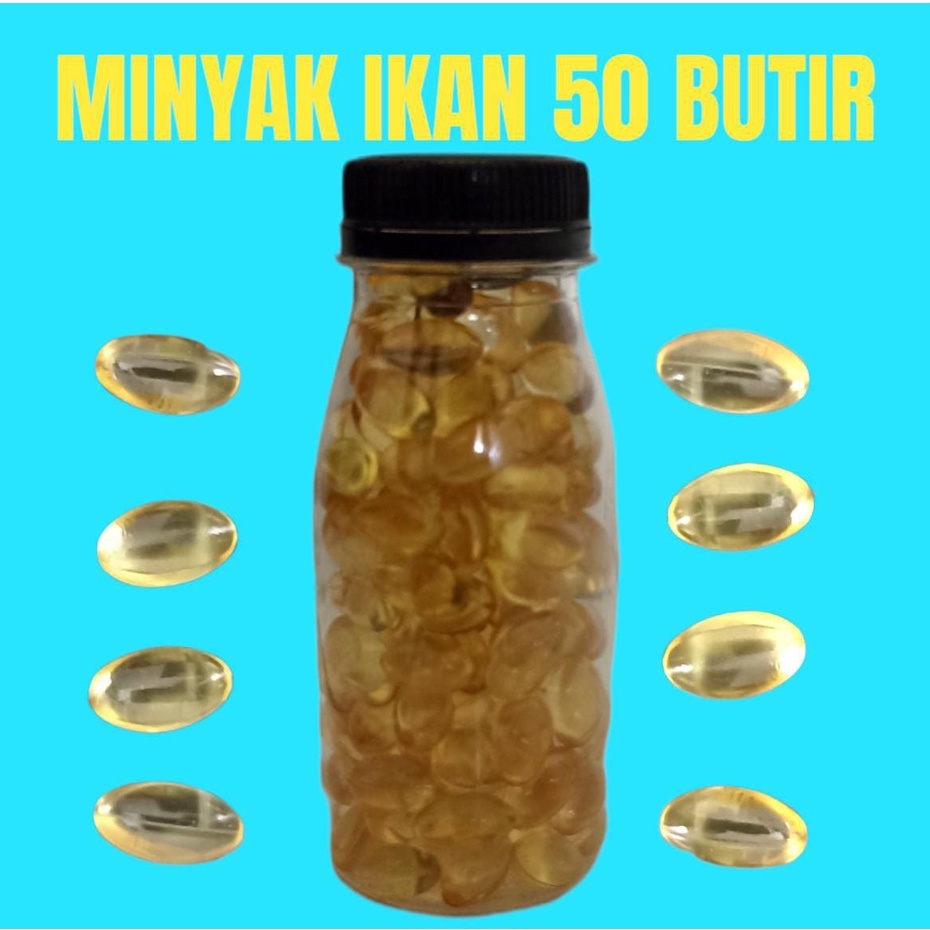 fish oil 100 butir MINYAK IKAN KUCING/ANJING/MUSANG/HAMSTER/KELINCI