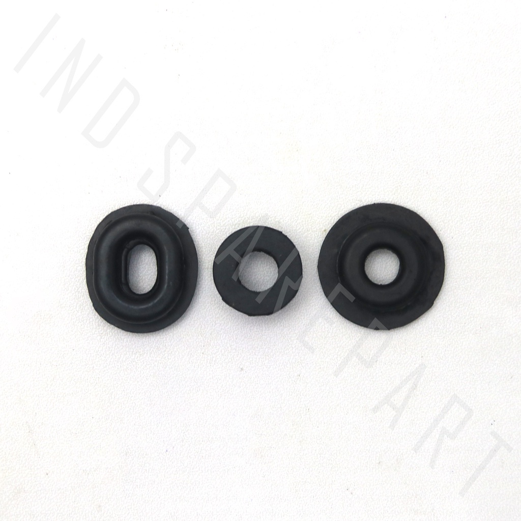 Karet Body-Bodi Tutup Aki-Dop- Accu-Grommet Tiger Lama-New Set 3 Pcs