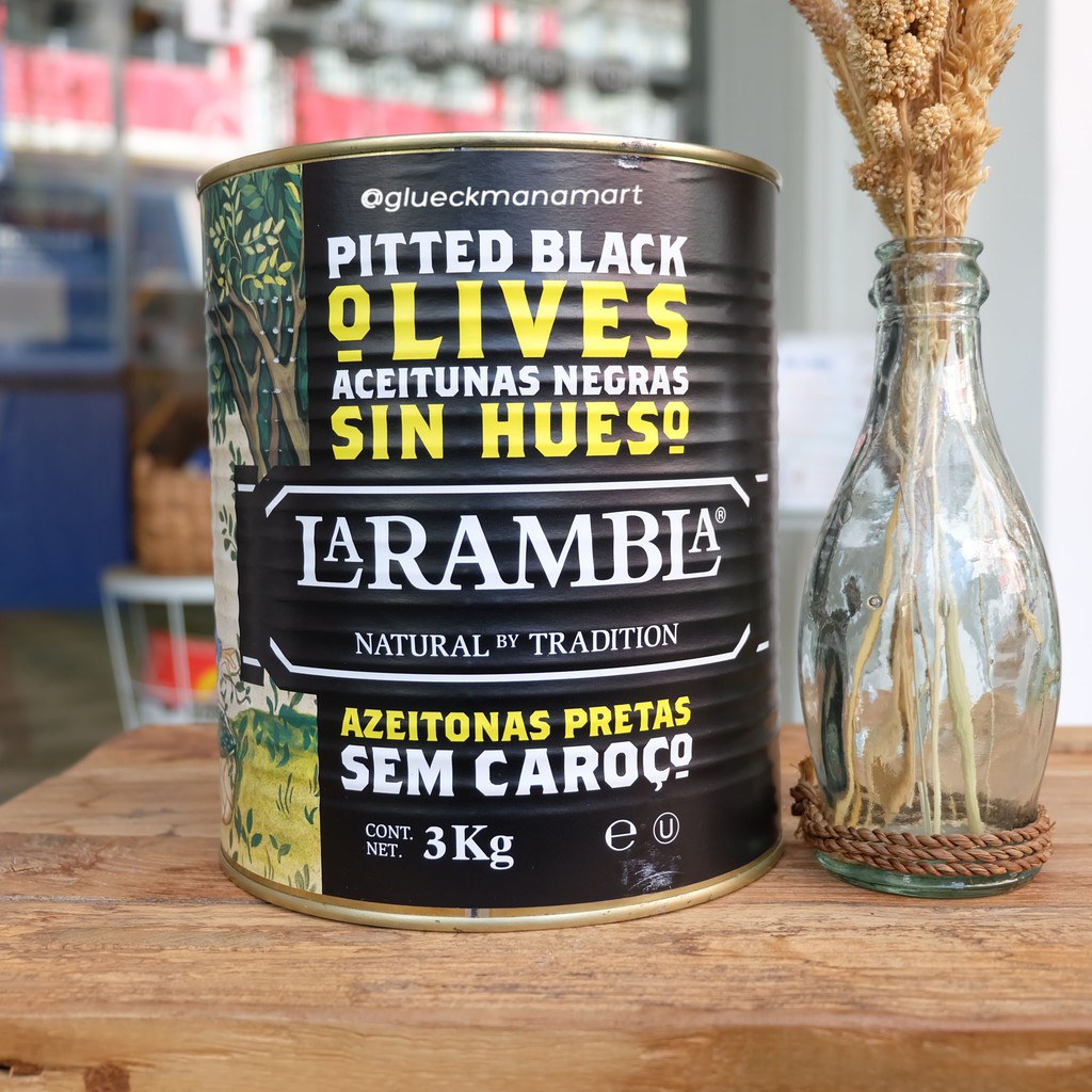 

La Rambla Black Olives / Buah Zaitun 3Kg