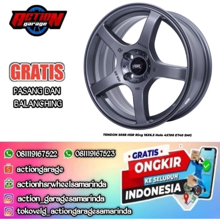 VELG MOBIL Starlet, Valco, Vios HSR TENDON 5058 HSR R16X65 H4x100 ET40