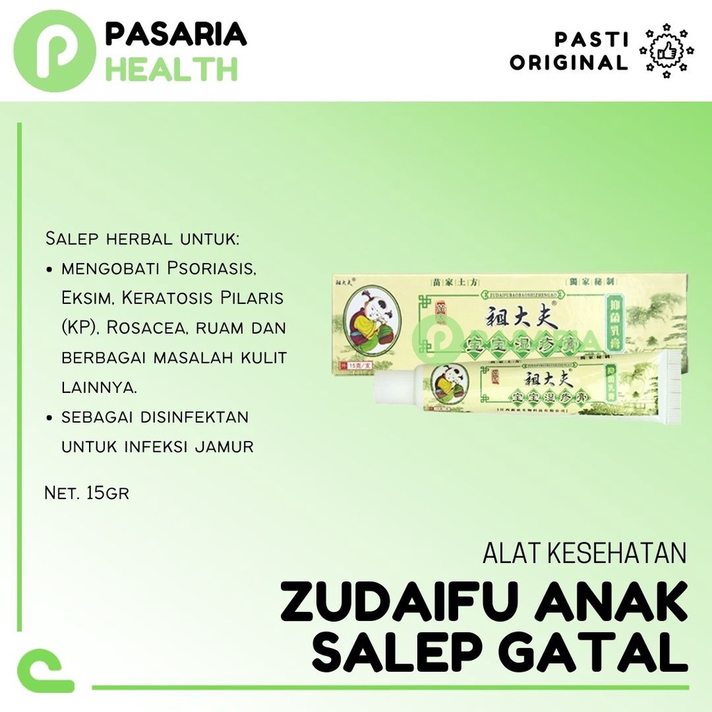SALEP ANAK ZUDAIFU Untuk Kulit Jerawat/Gatal/Ruam/Jamur/Psoriasis Eksim/Ori/Original