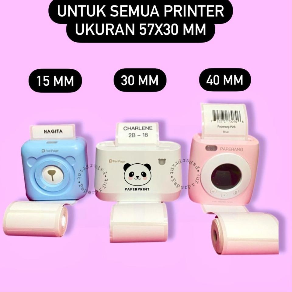 

[KODE AZZ] PERIPAGE KERTAS STICKER THERMAL LABEL PRINTER THERMAL BLUETOOTH LABEL NAMA Stiker GAP