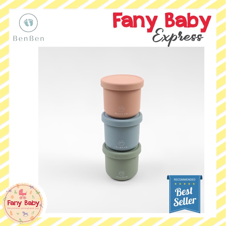 BENBEN SILICONE BABY FOOD STORAGE 250ML