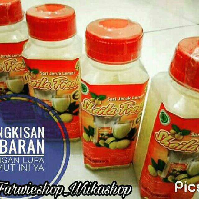 

Sari lemon sheila fresh 250ml /minuman diet/extract sari lemon