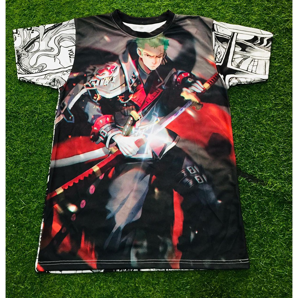 Tshirt Roronoa Zoro Armor Fullprint  Anime Onepiece Manga