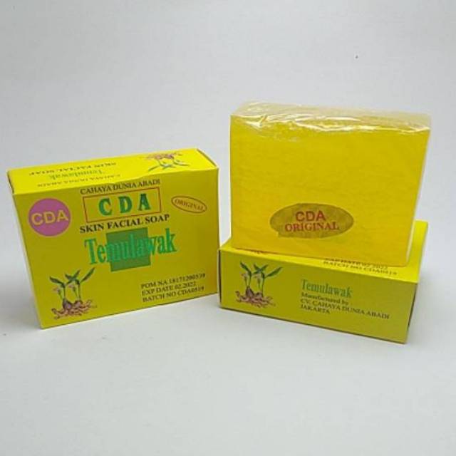 Sabun Temulawak Original Bpom Sabun Temulawak Cda Skin Facial Soap 85gr Indonesia