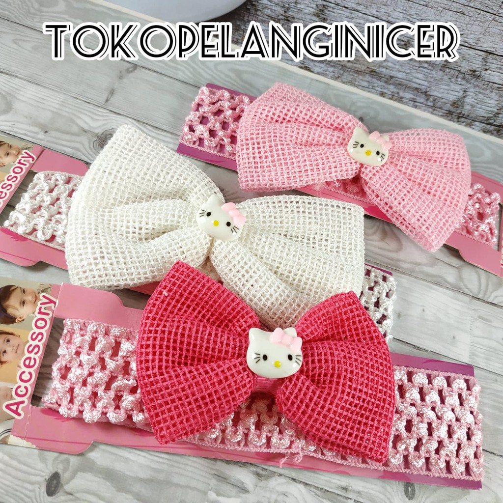 Bandana Bayi / Bando Bayi Model Pita fashion Rambut Tokopelanginicer