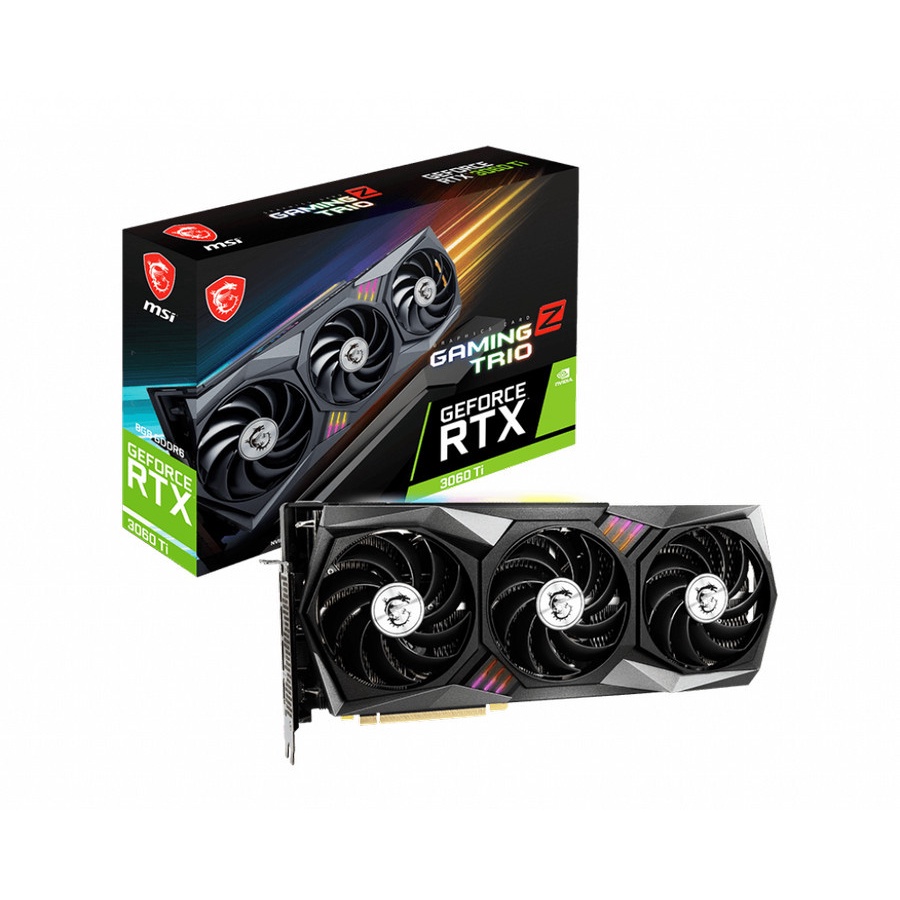 MSI RTX 3060 Ti 8GB GAMING Z TRIO 8G GDDR6 3060Ti VGA NVIDIA