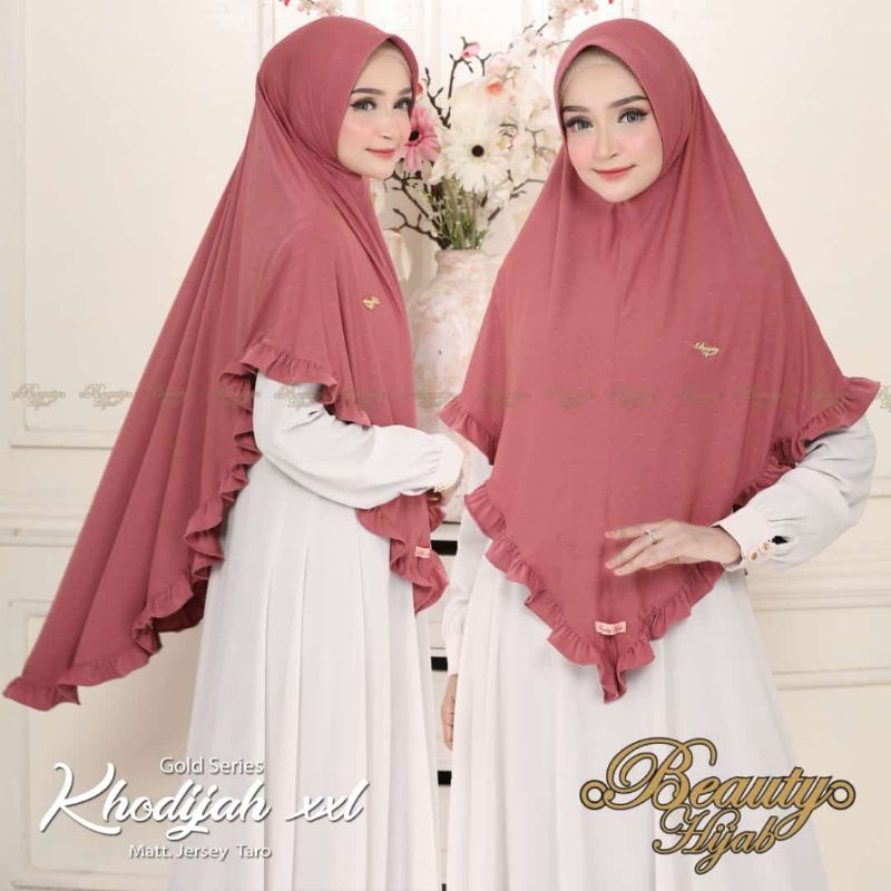 Khadijah Xxl Ori Beauty Hijab. Hijab Syar'i. Jilbab Jumbo. Jilbab Instan. Terbaru.