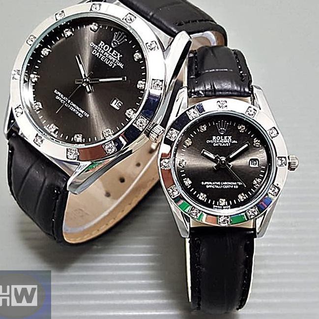 [Ready] Jam Tangan kapel Rolex jm tanggan cuple j copel Kulit ✾