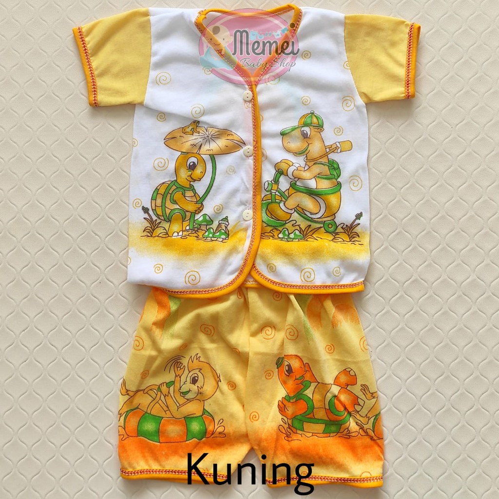 Setelan bayi pendek KATUN perlengkapan bayi lahir