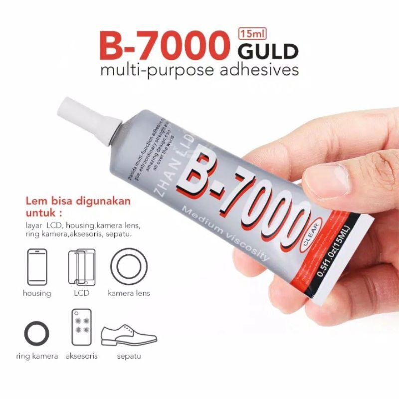 

LEM LCD TOUCHSCREEN / LEM SUNSHINE B7000 15ML MULTI PURPOSE ADHESIVE