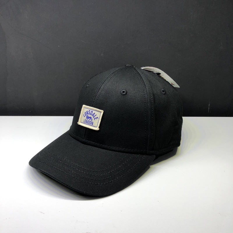 Topi / Caps Lonsdale Patch Black / Hitam Original BNWT