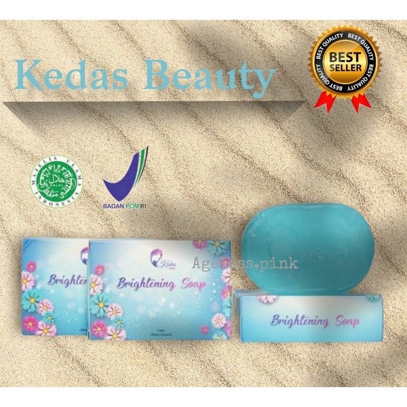BPOM SABUN KEDAS BEAUTY 100% ORI WHITENING