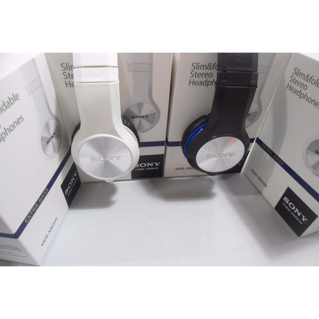 HEADPHONE SONY XB6100 - BIRU