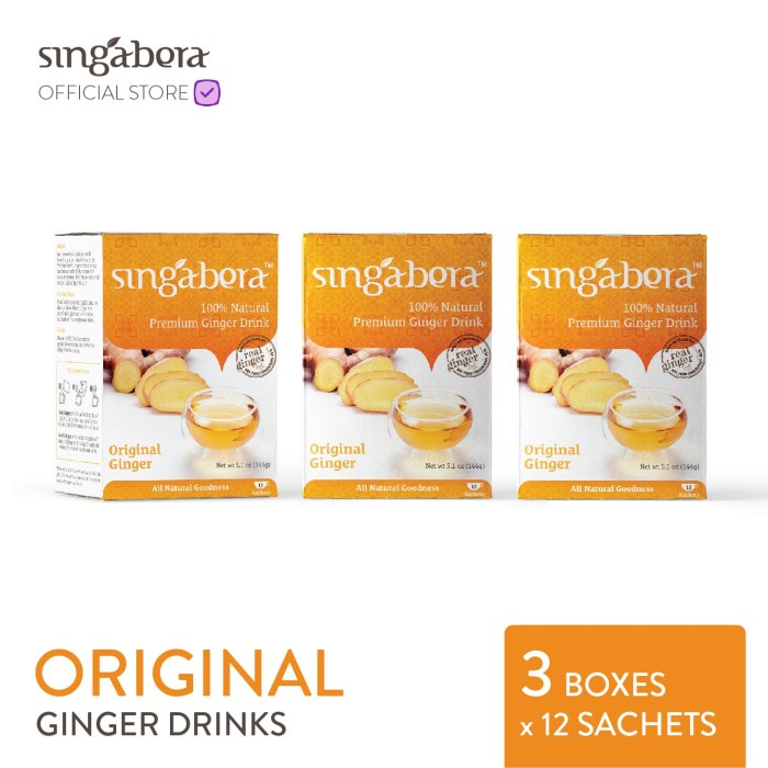 

[Promo] Singabera Premium Original Ginger Drink (Jahe) (BERKUALITAS)