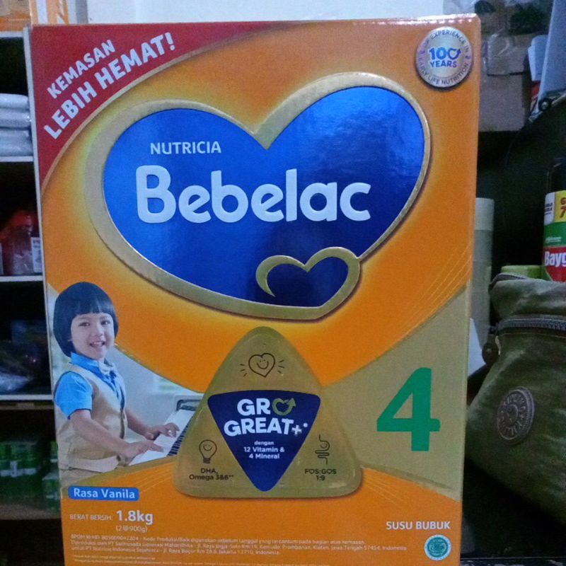 Jual Bebelac 4 Hiq Eq Susu Pertumbuhan Vanila 1800 Gr Kemasan Baru Shopee Indonesia