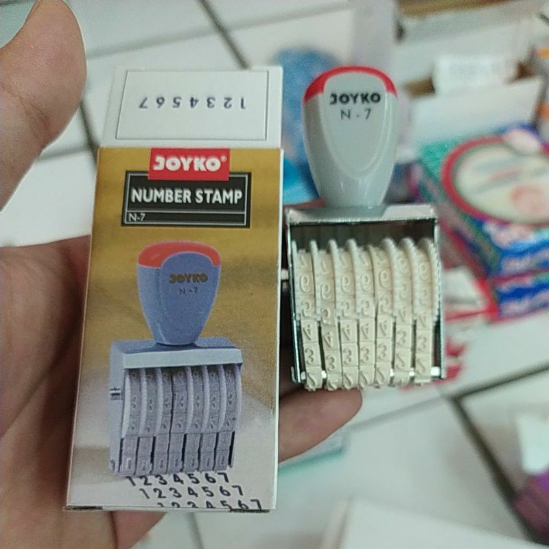 

STEMPEL NOMOR N 7 JOYKO