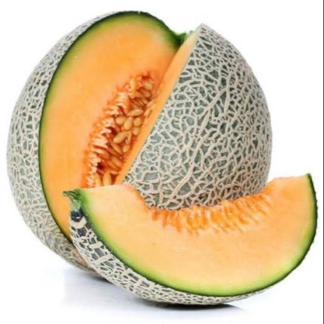 Buah Melon Orange Hijau