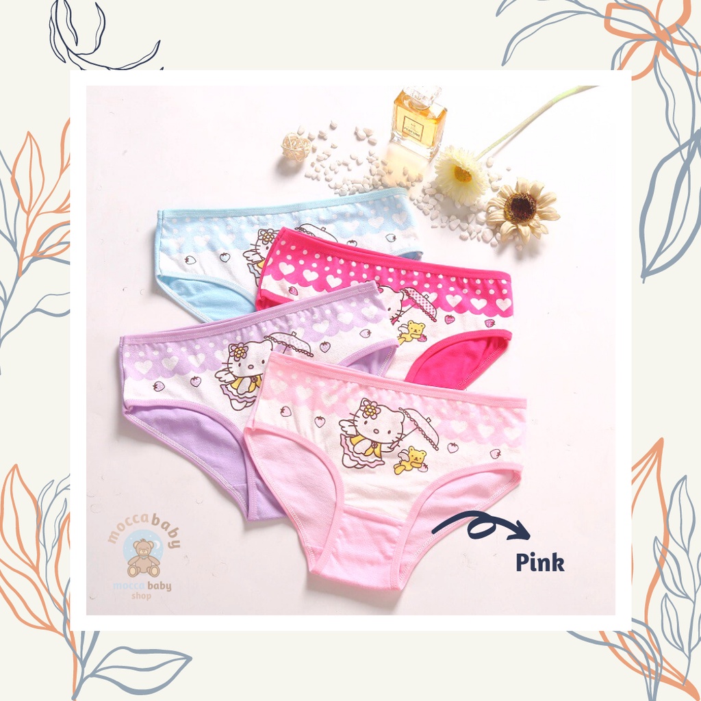 MBSS - XING DAILY CD HK UMBRELLA STG celana dalam anak perempuan bahan katun halus 2-12 Tahun