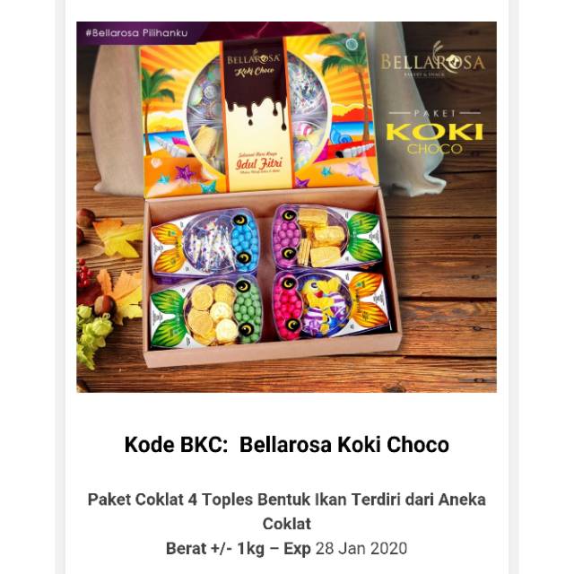 

Paket bellarosa kokichoco
